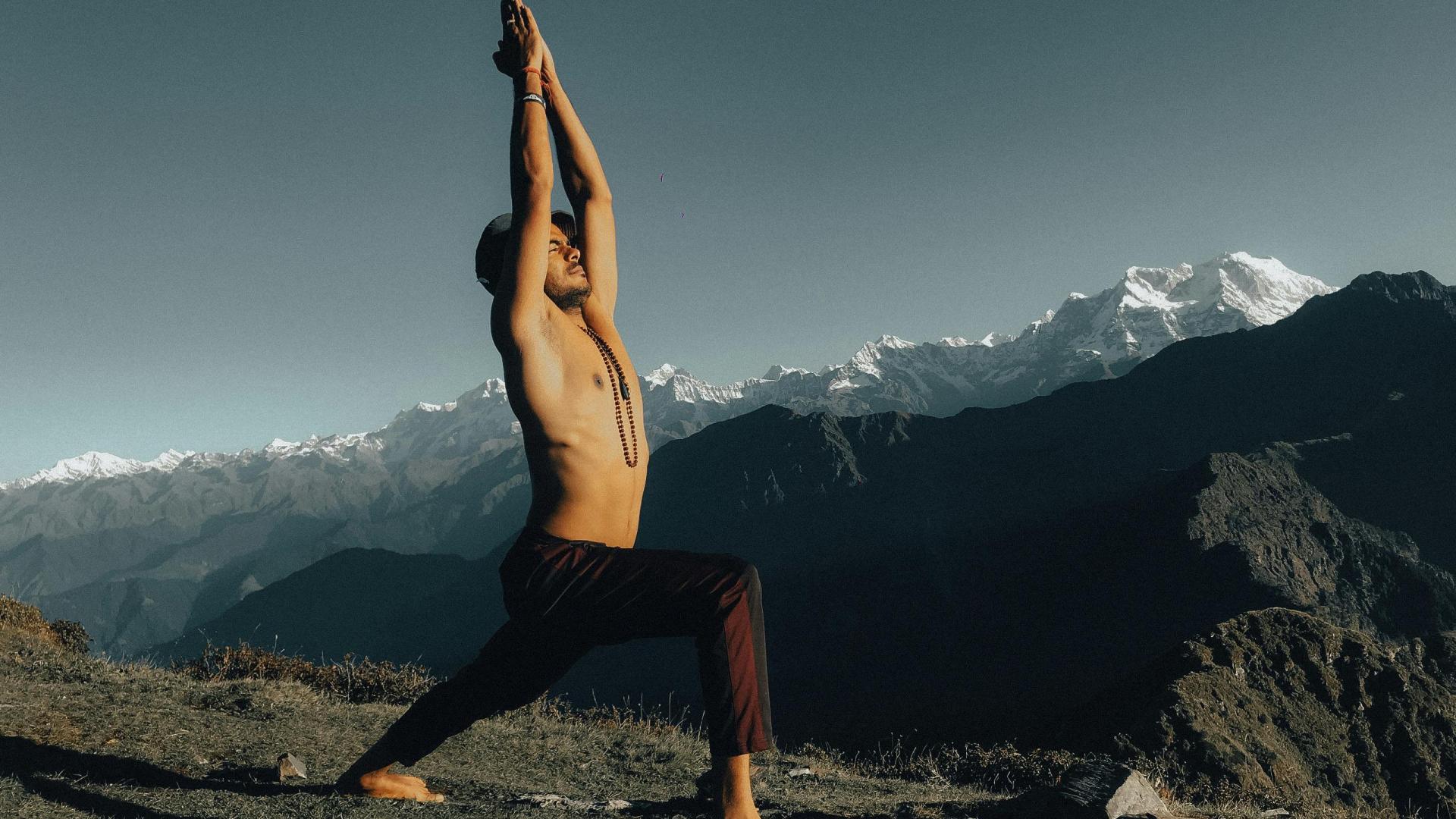 Yoga a la montagne