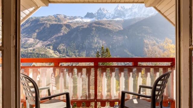 chambre Mont-Blanc chalet hôtel La Sapinière à Chamonix