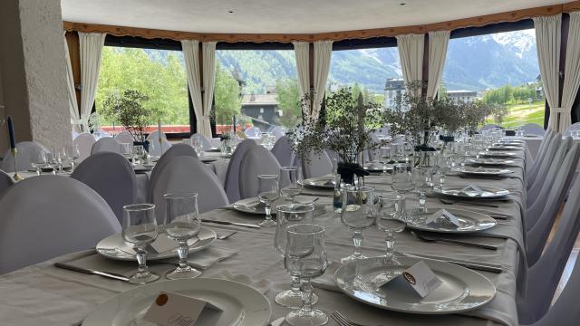 Salle Réception Mariage Chamonix Sapinière Mont-Blanc