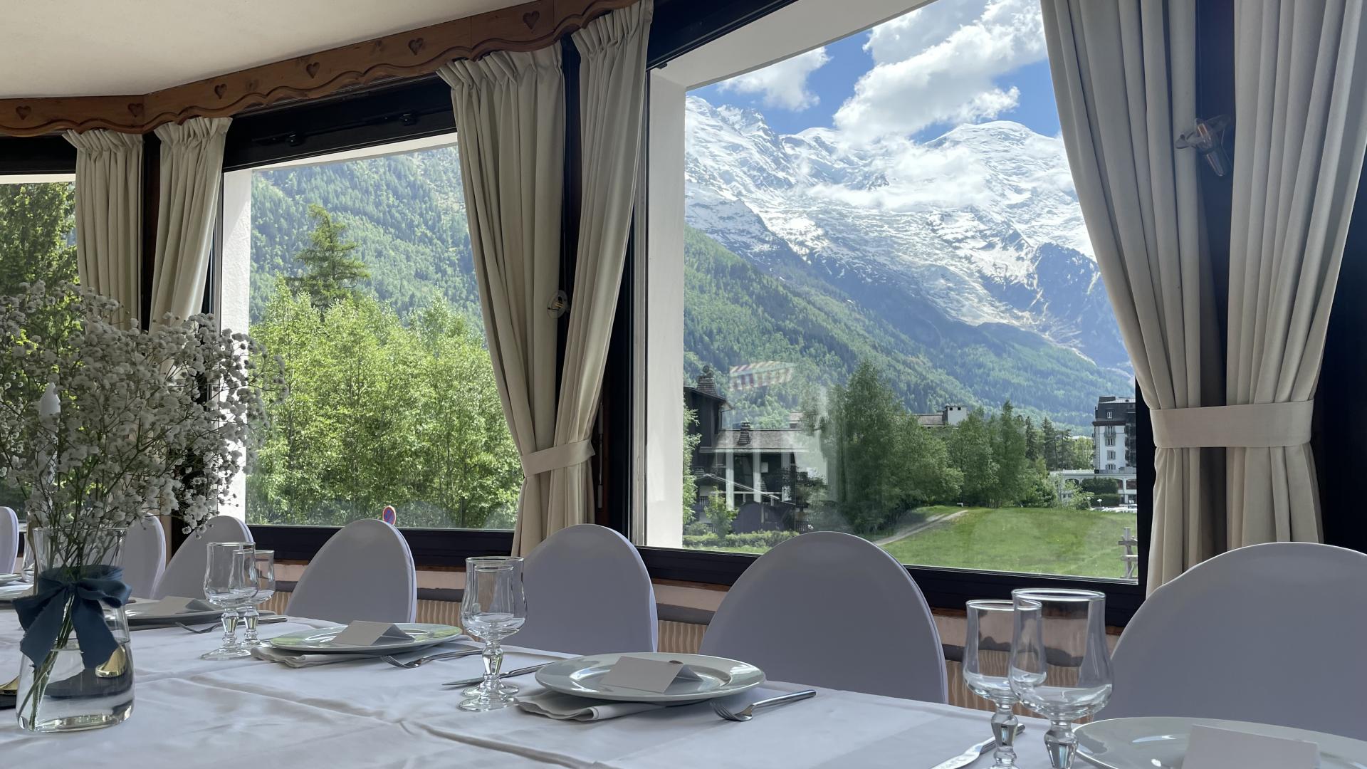 Salle Réception Mariage Chamonix Sapinière Mont-Blanc